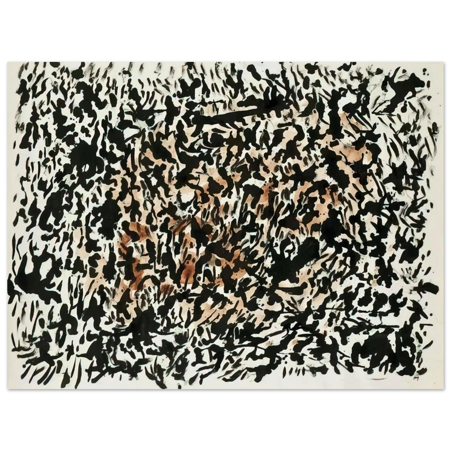 Henri Michaux - Untitled - 1979 75x100 cm / 30x40inches Fine Art Poster
