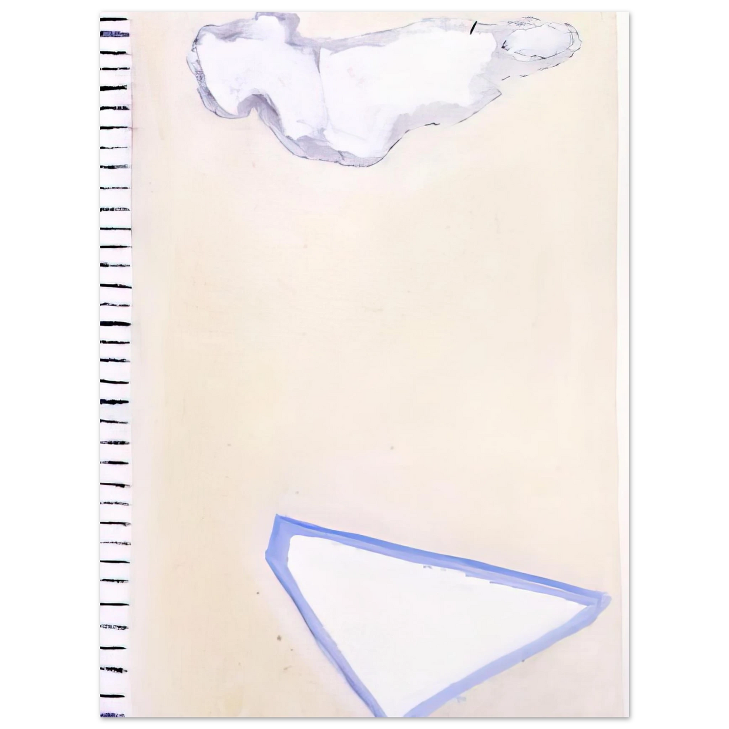 Raoul De Keyser - Trap - 2006 75x100 cm / 30x40inches Fine Art Poster