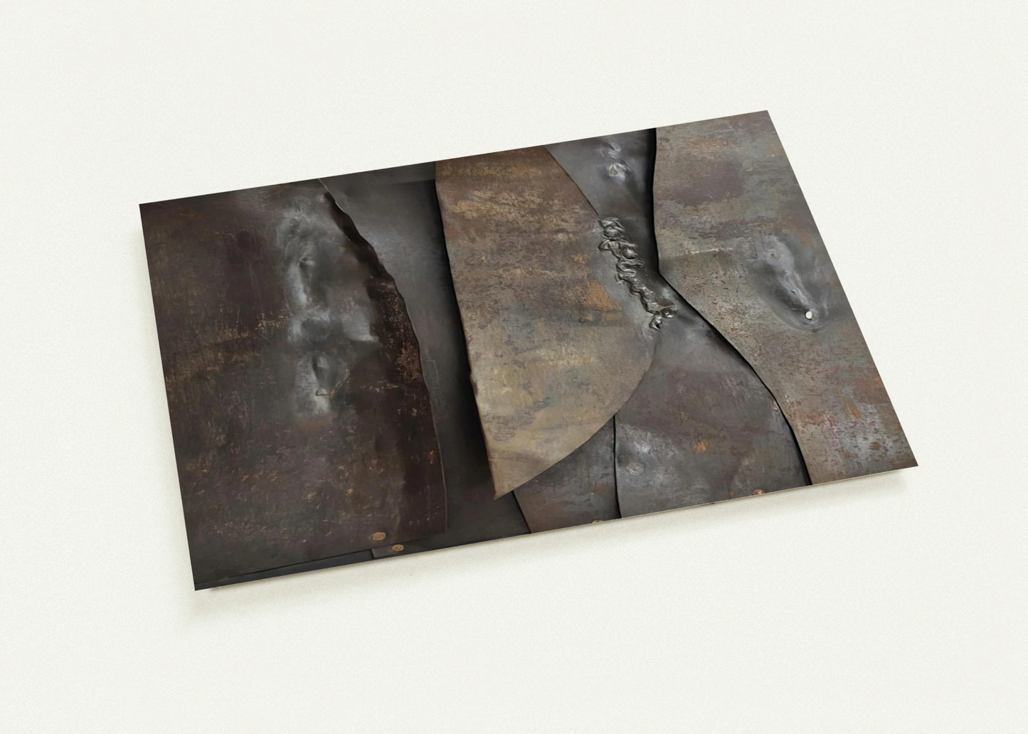 Iron - 1960 By Alberto Burri Pack of 10 Post Cards | Alberto Burri Post Cards | A6 (10.5 x 14.8 cm) - 4.1 x 5.8 inches