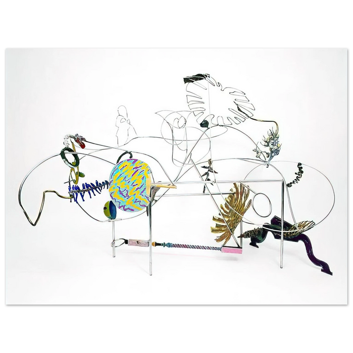 Nancy Graves - GRANDE NATURE MORTE 1987 75x100 cm / 30x40inches Fine Art Poster