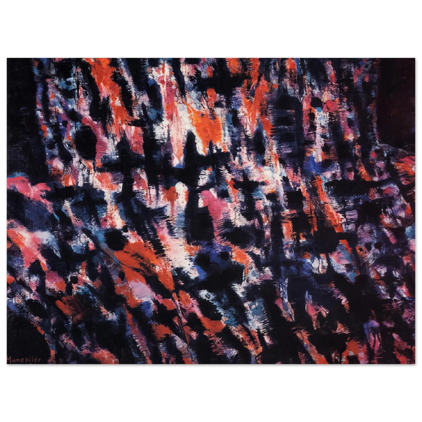 Alfred Manessier - Passion - 1982 75x100 cm / 30x40inches Fine Art Poster