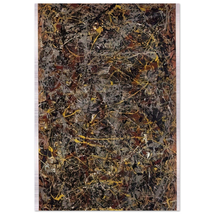 NUMBER 5 1948 1 - Jackson Pollock Brushed Aluminum Print - 70x100 cm / 28x40 inches | Jackson Pollock Aluminum Print | Jackson Pollock Prints