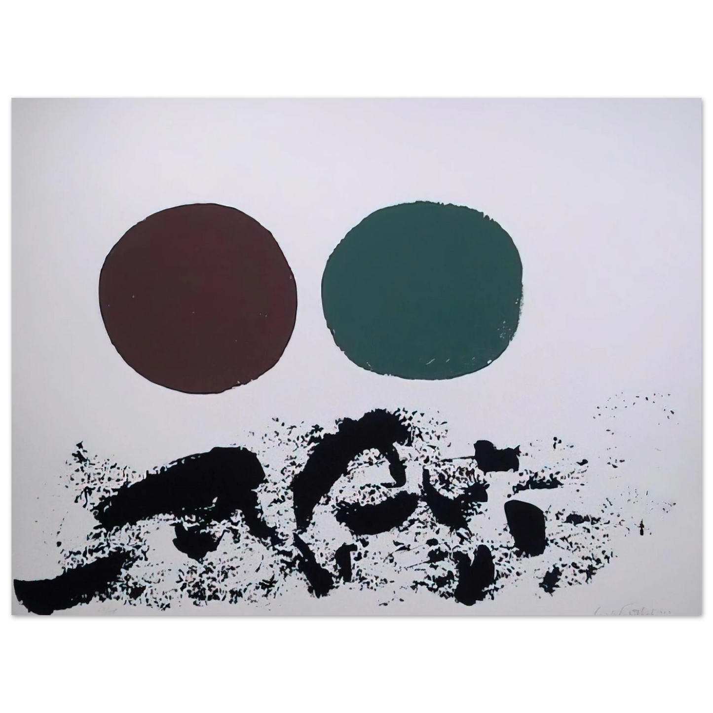 Adolph Gottlieb - Flurry - 1967 75x100 cm / 30x40inches Fine Art Poster
