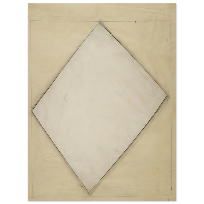 Ellsworth Kelly - Study for White Sculpture 75x100 cm / 30x40inches Fine Art Poster