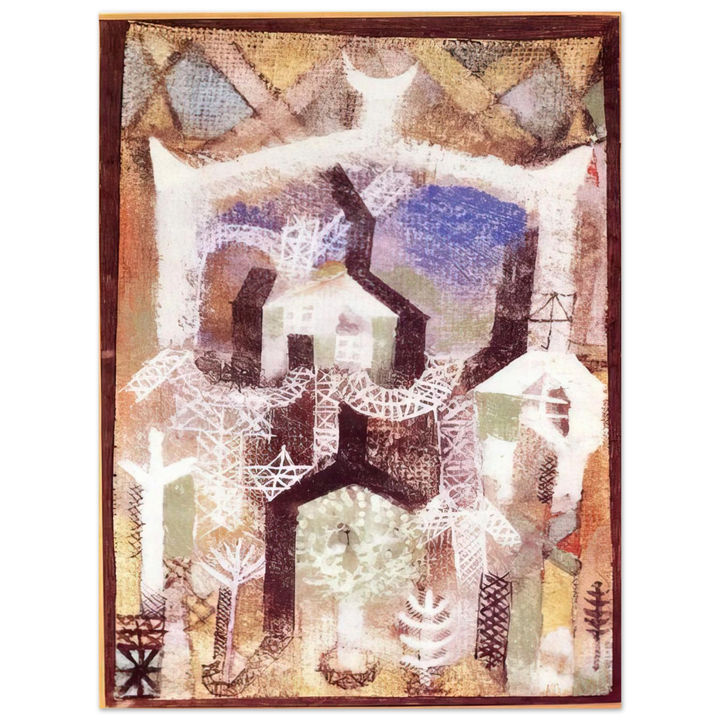 Paul Klee - SUMMER HOUSES 1919 75x100 cm / 30x40inches Fine Art Poster