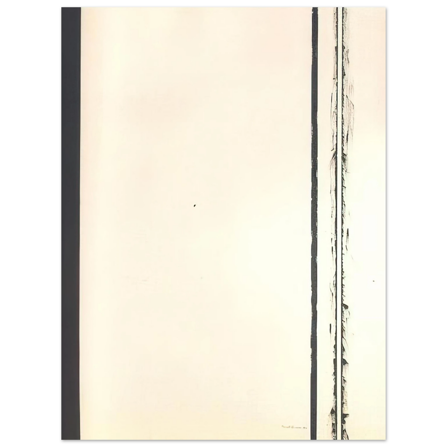Barnett Newman - The Station of the Cross - Second Station 75x100 cm / 30x40inches Fine Art Poster