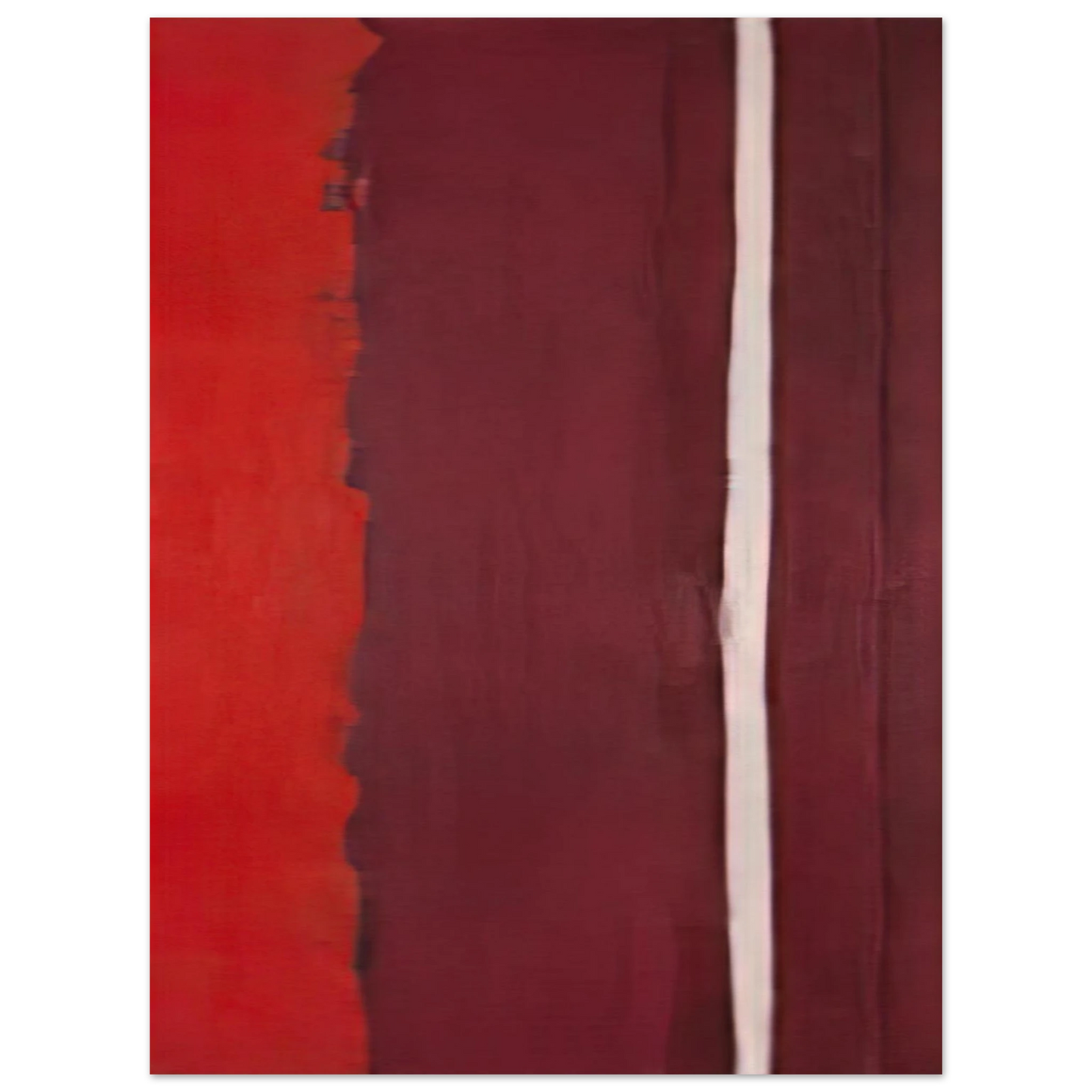 Barnett Newman - Untitled I 75x100 cm / 30x40inches Fine Art Poster
