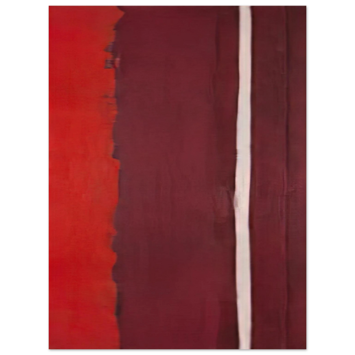 Barnett Newman - Untitled I 75x100 cm / 30x40inches Fine Art Poster