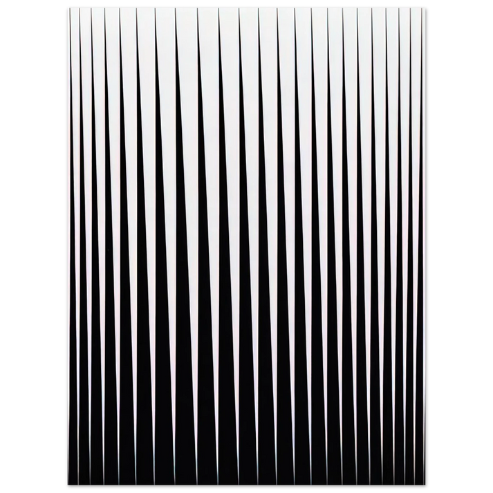Bridget Riley - BREATHE 1966 75x100 cm / 30x40inches Fine Art Poster