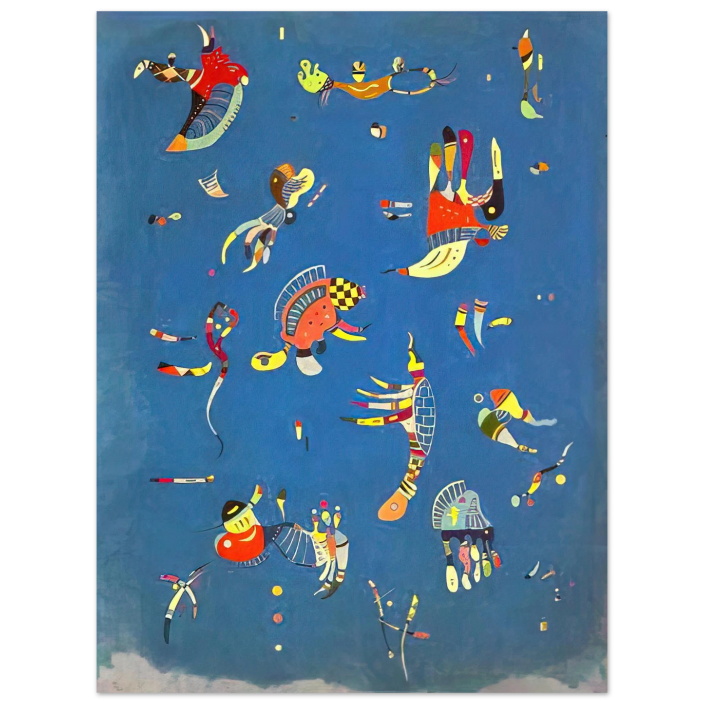 Wassily Kandinsky - SKY BLUE 1940 75x100 cm / 30x40inches Fine Art Poster