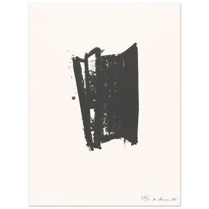 Richard Serra - SKETCH 6 1981 75x100 cm / 30x40inches Fine Art Poster
