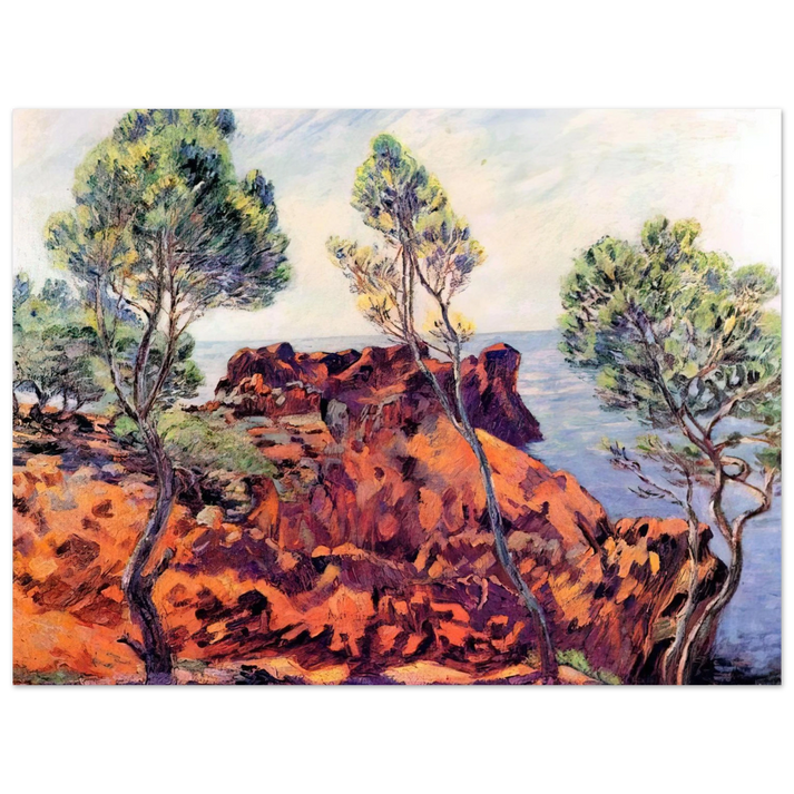 Armand Guillaumin - Agay, les Roches Rouges - 1901 75x100 cm / 30x40inches Fine Art Poster