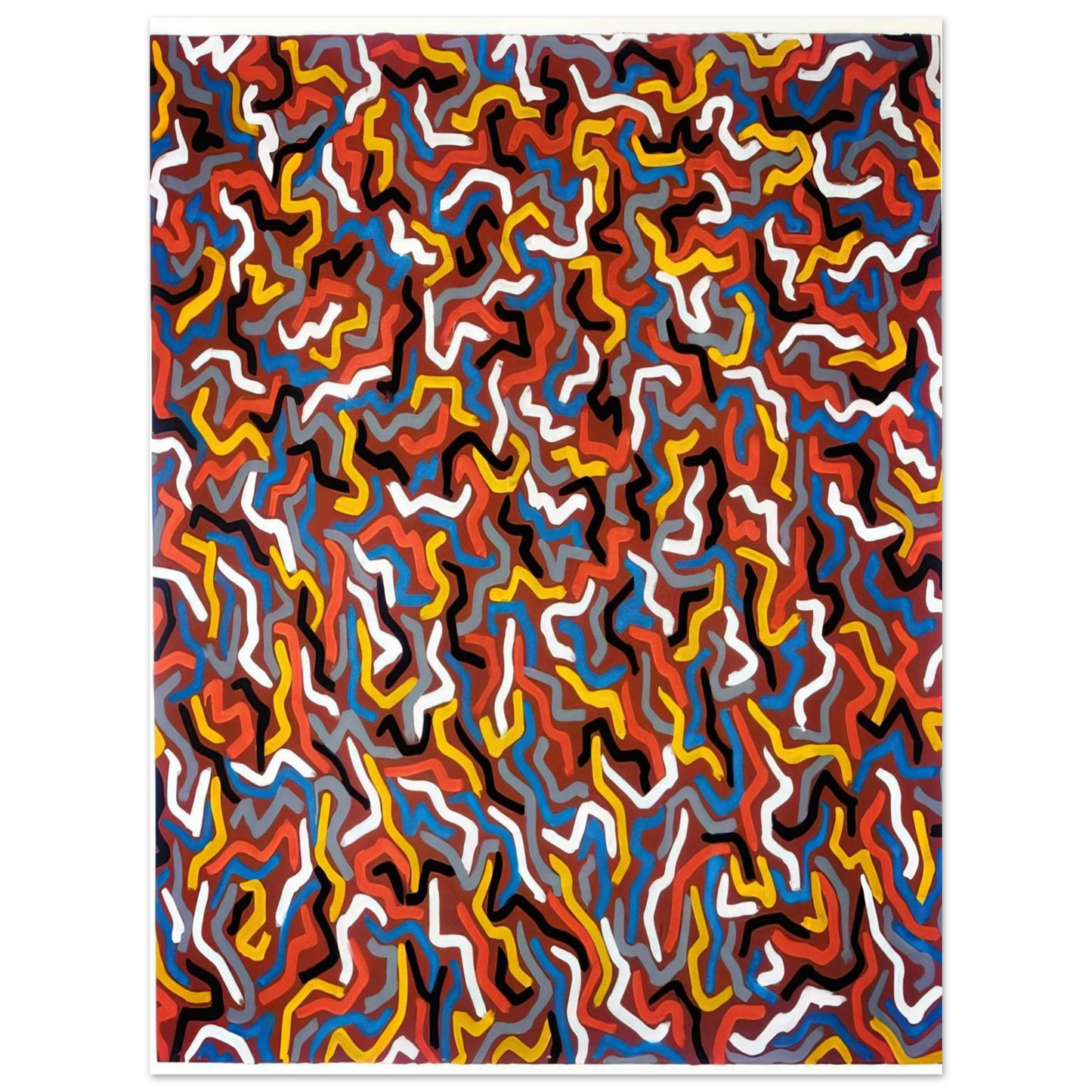 Sol LeWitt - Squiggles 75x100 cm / 30x40inches Fine Art Poster