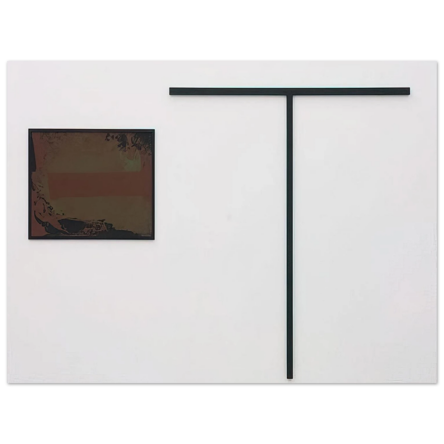 Blinky Palermo - UNTITLED T FORMIGES OBJEKT MIT GOUACHE 1972 75x100 cm / 30x40inches Fine Art Poster