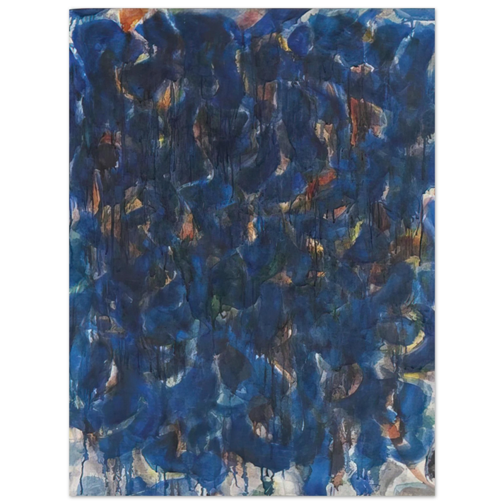 Sam Francis - Blue and Red 75x100 cm / 30x40inches Fine Art Poster