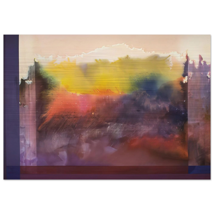 Vision Of Paradise - 1985 - Ronnie Landfield Brushed Aluminum Print - 70x100 cm / 28x40 inches | Ronnie Landfield Aluminum Print | Ronnie Landfield Prints