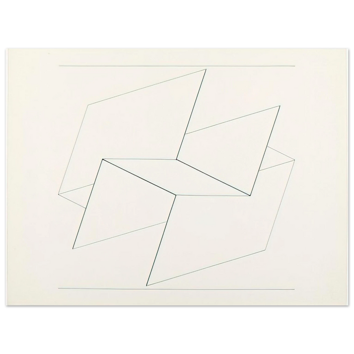 Josef Albers - STRUCTURAL CONSTELLATION VI 1960 75x100 cm / 30x40inches Fine Art Poster