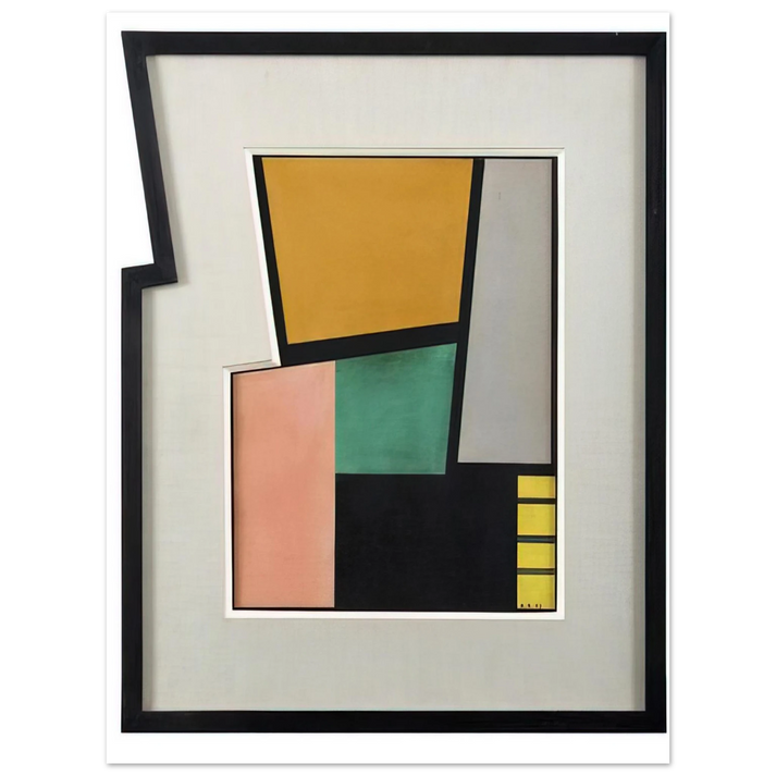 Carmelo Arden Quin - Négal - 1943 75x100 cm / 30x40inches Fine Art Poster
