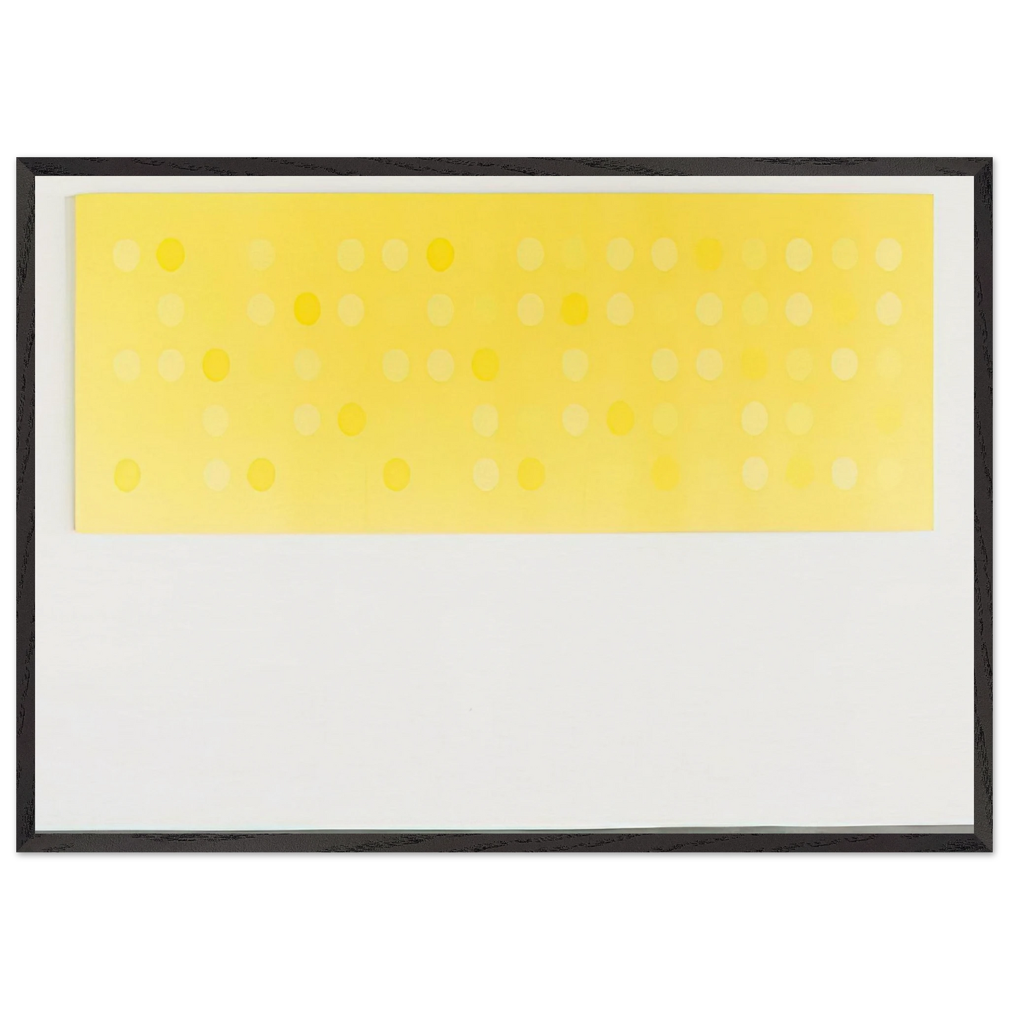 Grid Twenty-Nine - 1970 - Thomas Downing 70x100 cm / 28x40 inches Framed Art Print – Black Wooden Frame