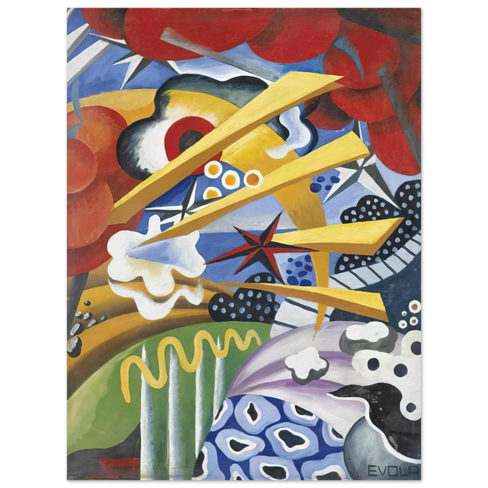 Julius Evola - Untitled - 1919 75x100 cm / 30x40inches Fine Art Poster