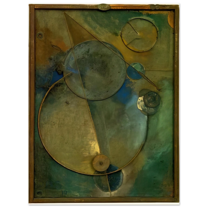 Kurt Schwitters - REVOLVING 1919 75x100 cm / 30x40inches Fine Art Poster