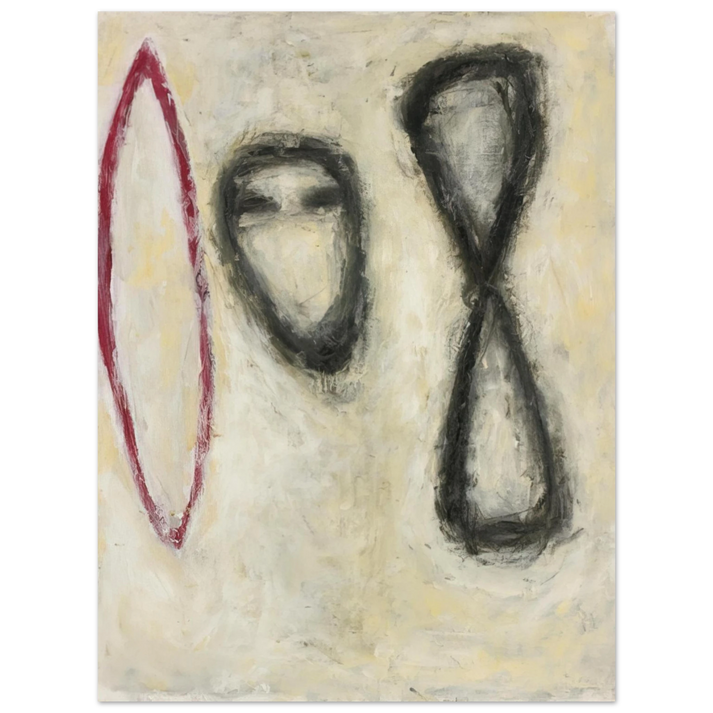 Susan Rothenberg - TRIPLE FORM 1982 75x100 cm / 30x40inches Fine Art Poster
