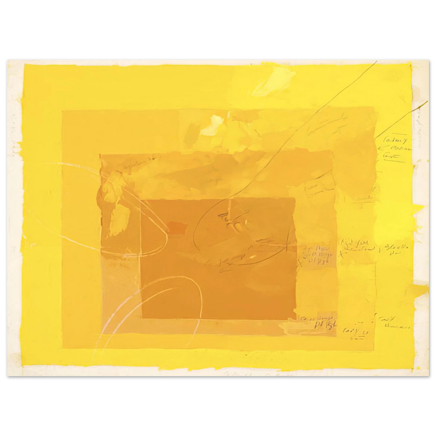 Josef Albers - STUDY FOR HOMAGE TO THE SQUARE 75x100 cm / 30x40inches Fine Art Poster