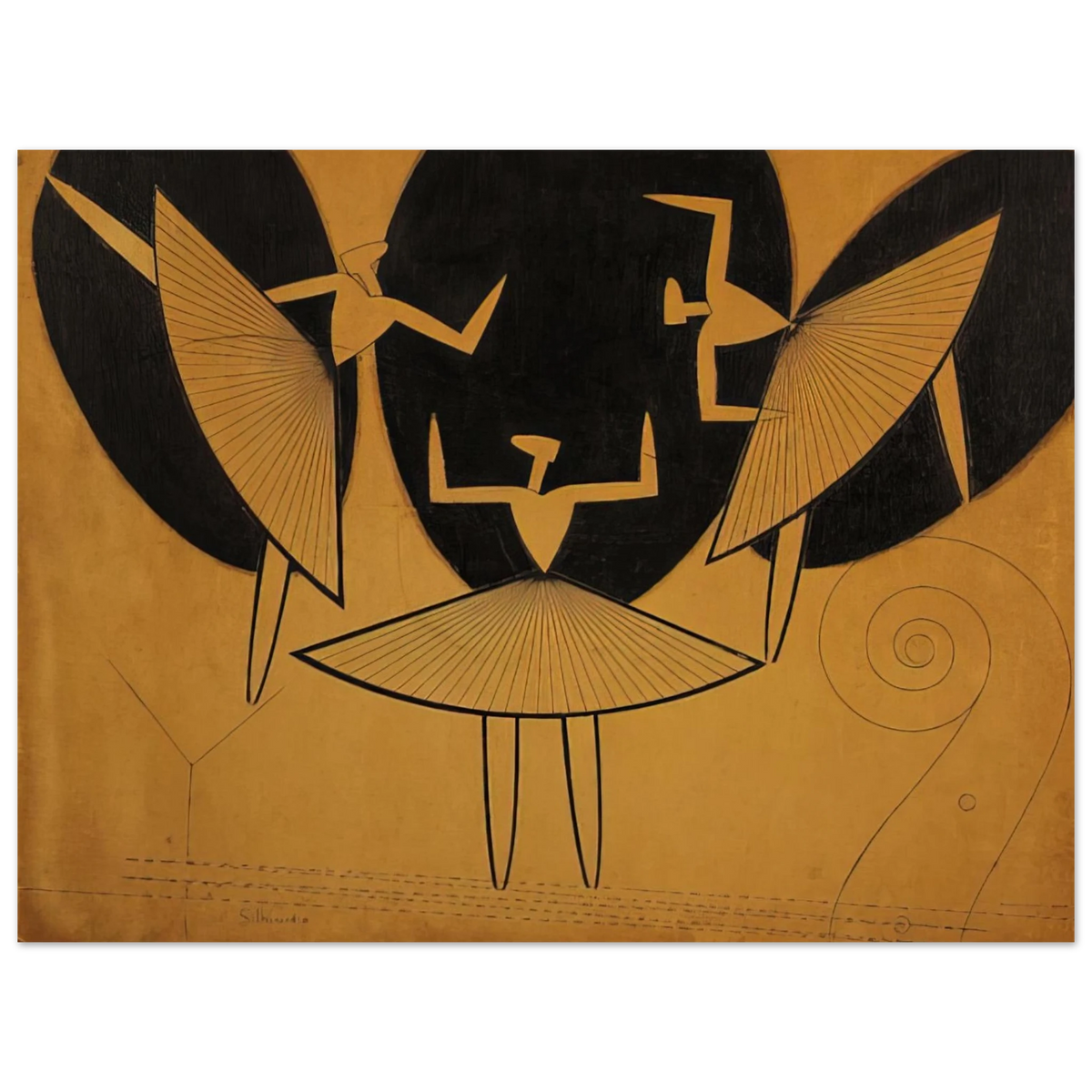 Man Ray - SILHOUETTE 75x100 cm / 30x40inches Fine Art Poster