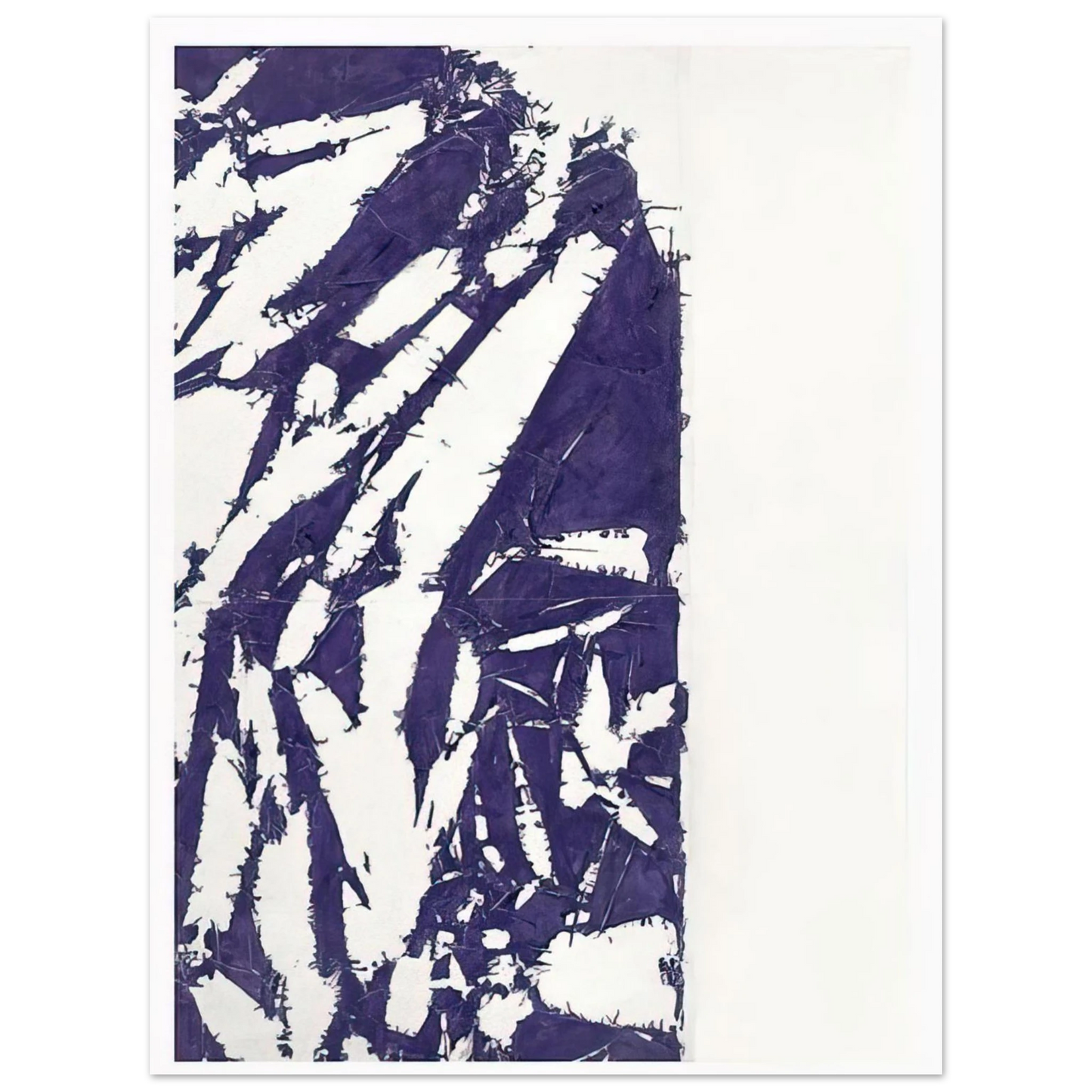 Simon Hantai - Laissée - 1995 75x100 cm / 30x40inches Fine Art Poster