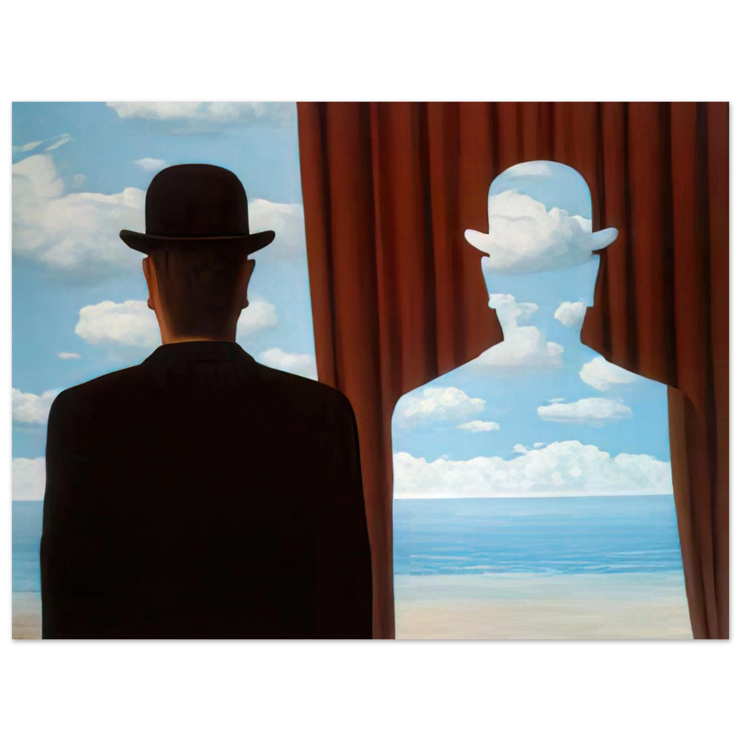 Rene Magritte - DECALCOMANIA 1966 75x100 cm / 30x40inches Fine Art Poster