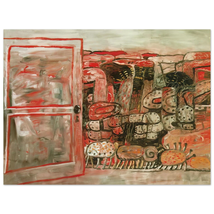 Philip Guston - ENTRANCE 75x100 cm / 30x40inches Fine Art Poster