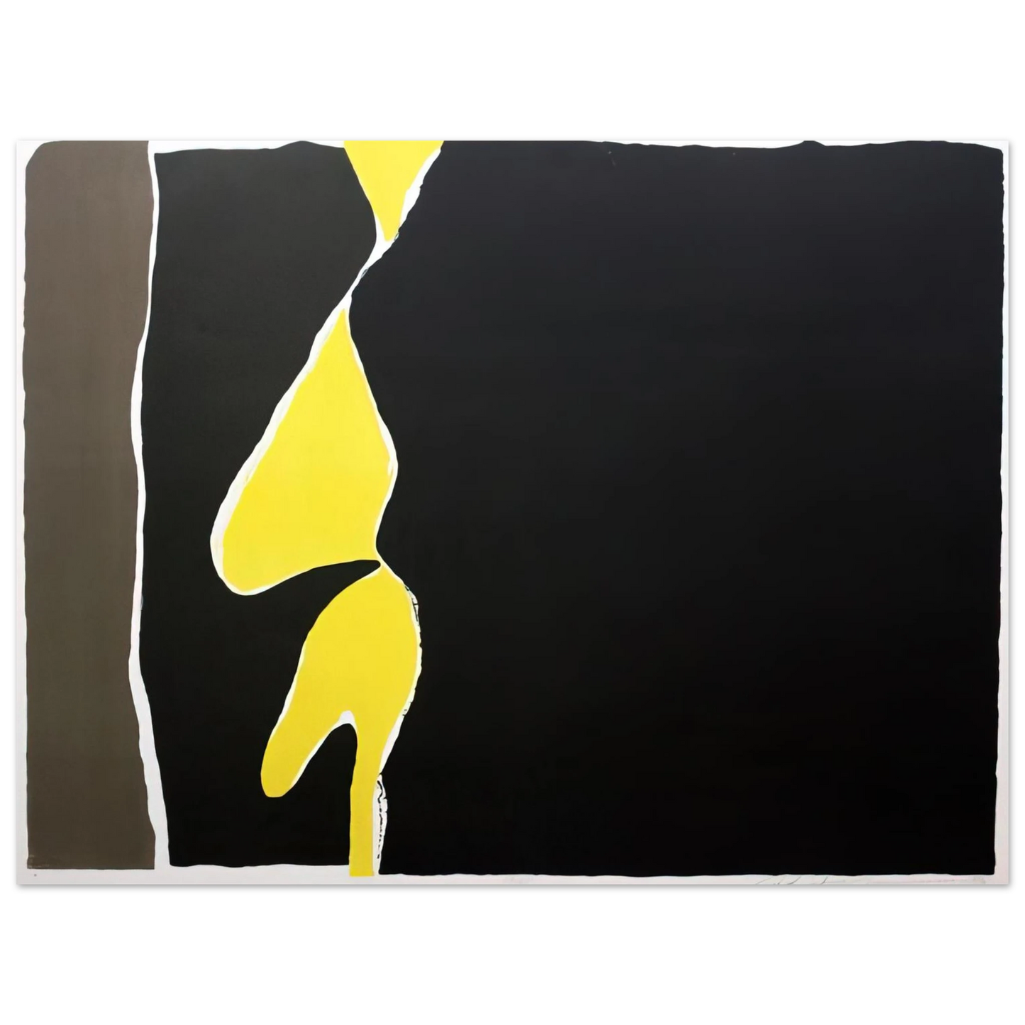 Adja Yunkers - Hommage to the First Monk Immolating Himself in Saigon - 1966 75x100 cm / 30x40inches Fine Art Poster
