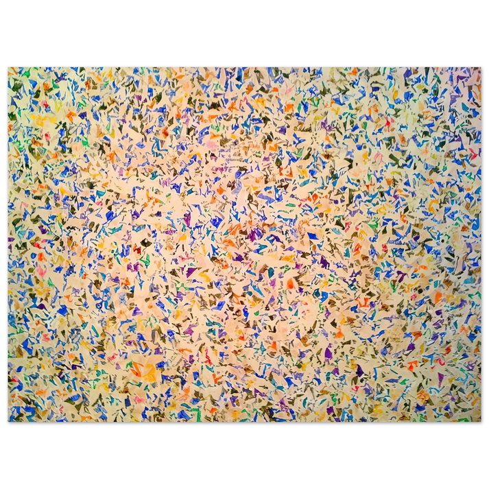Simon Hantai - Untitled Suite 'Blancs' - 1973 75x100 cm / 30x40inches Fine Art Poster