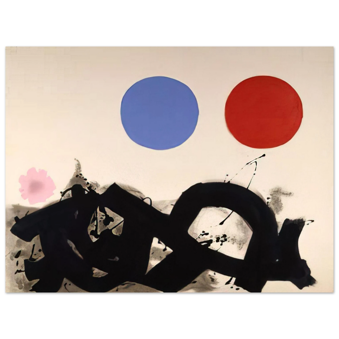 Adolph Gottlieb - Rolling - 1961 75x100 cm / 30x40inches Fine Art Poster