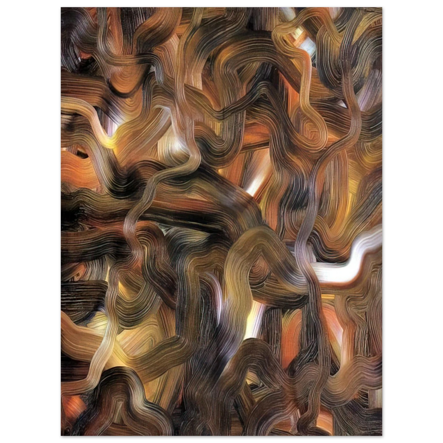Gerhard Richter - RED BLUE YELLOW 75x100 cm / 30x40inches Fine Art Poster