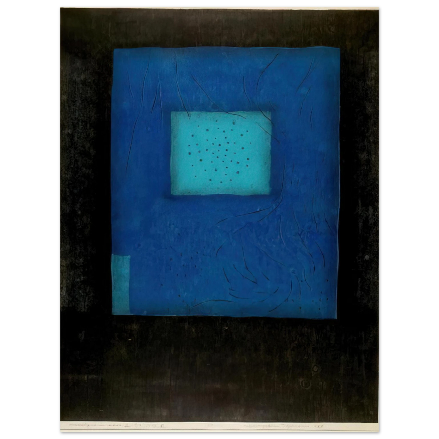 Hiroyuki Tajima - Nostalgia in Blue - 1968 75x100 cm / 30x40inches Fine Art Poster