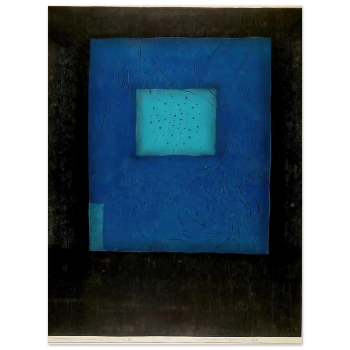 Hiroyuki Tajima - Nostalgia in Blue - 1968 75x100 cm / 30x40inches Fine Art Poster