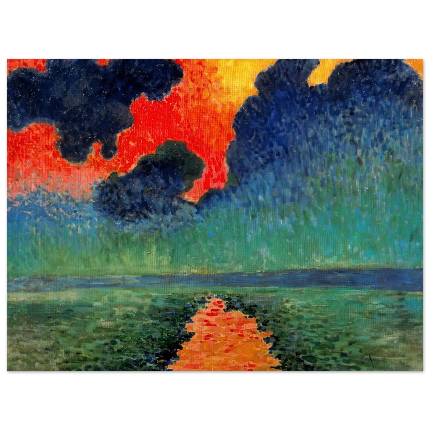 Andre Derain - EFFECT OF SUN ON THE WATER LONDON 1906 75x100 cm / 30x40inches Fine Art Poster