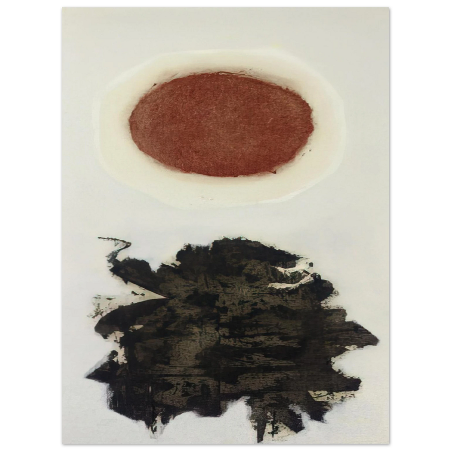 Adolph Gottlieb - Burst #3 - 1967 75x100 cm / 30x40inches Fine Art Poster