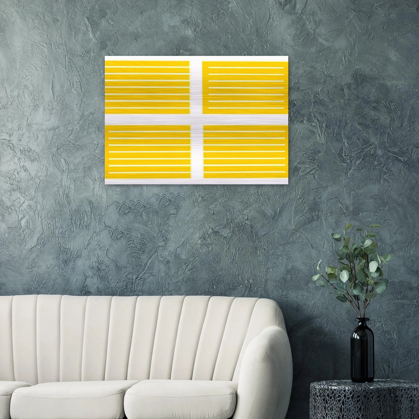 Untitled #235-238 - 1994 - Donald Judd Brushed Aluminum Print - 70x100 cm / 28x40 inches | Donald Judd Aluminum Print | Donald Judd Prints