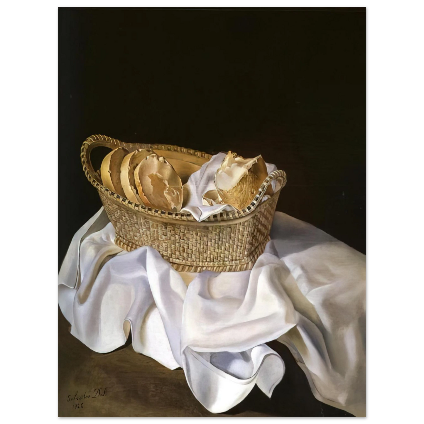 Salvador Dali - THE BASKET OF BREAD 75x100 cm / 30x40inches Fine Art Poster