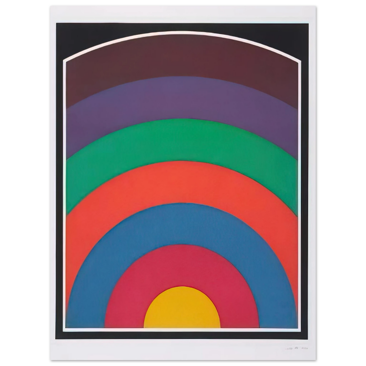 Sol LeWitt - Arc Bands 75x100 cm / 30x40inches Fine Art Poster