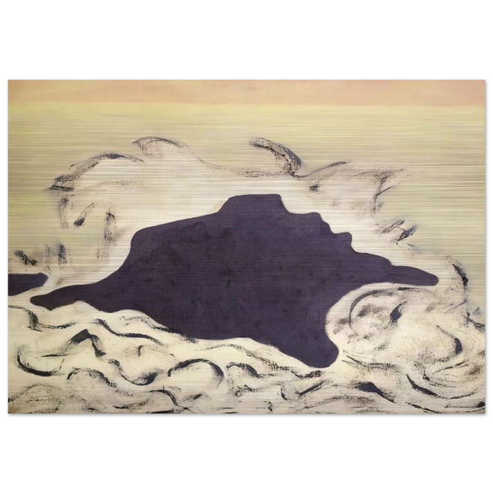 Advancing Sea - 1953 - Milton Avery Brushed Aluminum Print - 70x100 cm / 28x40 inches | Milton Avery Aluminum Print | Milton Avery Prints