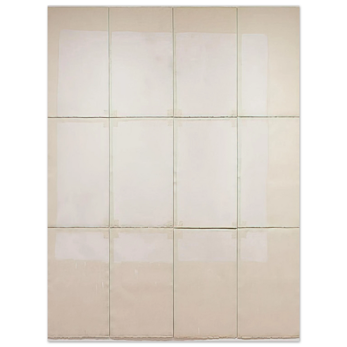 Robert Ryman - Classico 5 - 1968 75x100 cm / 30x40inches Fine Art Poster
