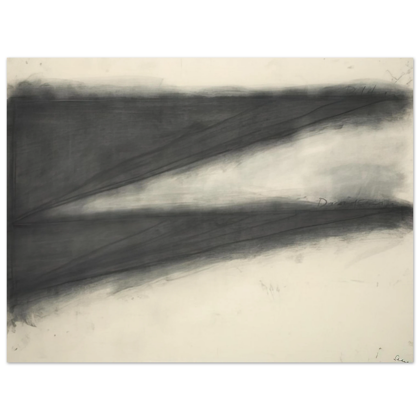 Richard Serra - UNTITLED 1972 75x100 cm / 30x40inches Fine Art Poster