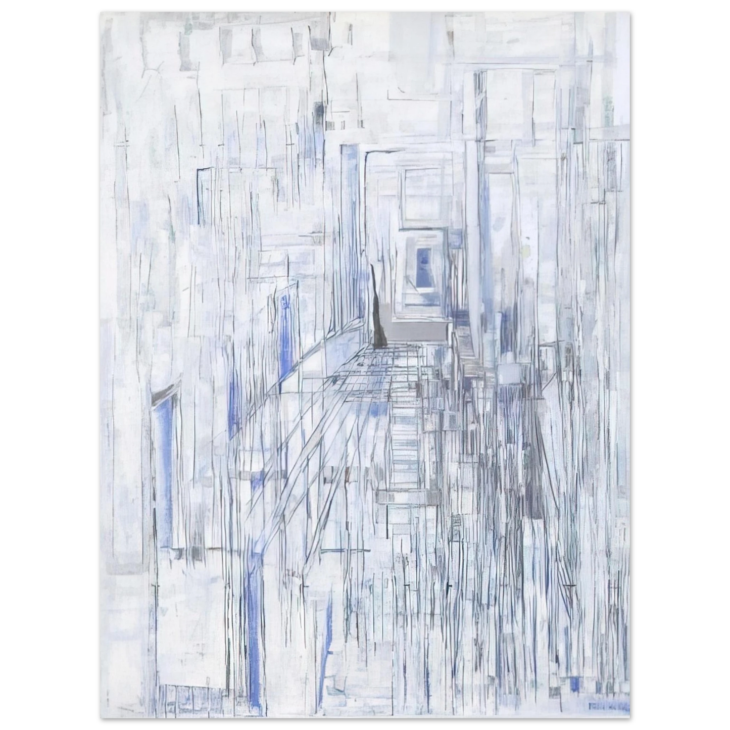 Maria Helena Vieira da Silva - Passage of the Mirrors - 1981 75x100 cm / 30x40inches Fine Art Poster