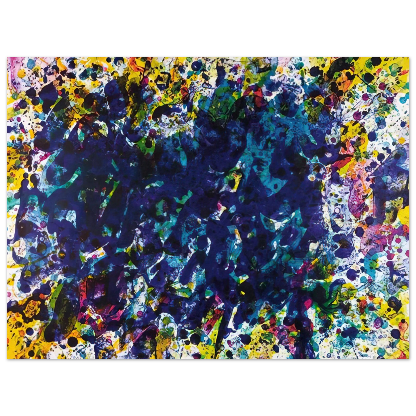 Sam Francis - Coral Marine 75x100 cm / 30x40inches Fine Art Poster