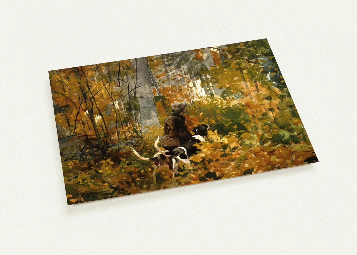 ON THE TRAIL By Winslow Homer Pack of 10 Post Cards | Winslow Homer Post Cards | A6 (10.5 x 14.8 cm) - 4.1 x 5.8 inches