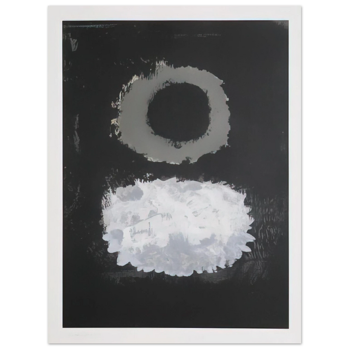Adolph Gottlieb - Black Field - 1972 75x100 cm / 30x40inches Fine Art Poster