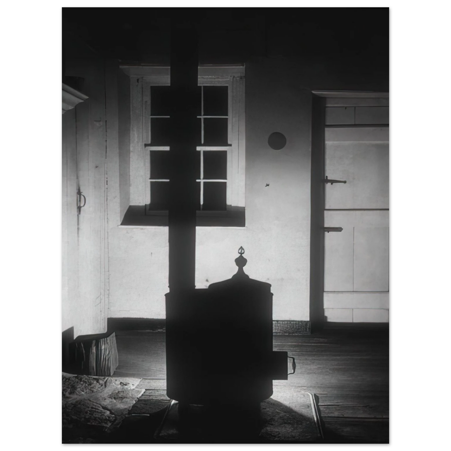 Charles Sheeler - Doylestown Houseâ€â€The Stove - 1917 75x100 cm / 30x40inches Fine Art Poster